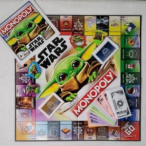Star Wars Monopoly Grogu The Mandalorian The Child Yoda Board Game